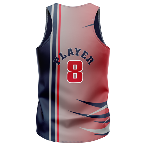 Women's Sublimation Jersey Style Tank Top - 160G Brushed Milk Silk 2