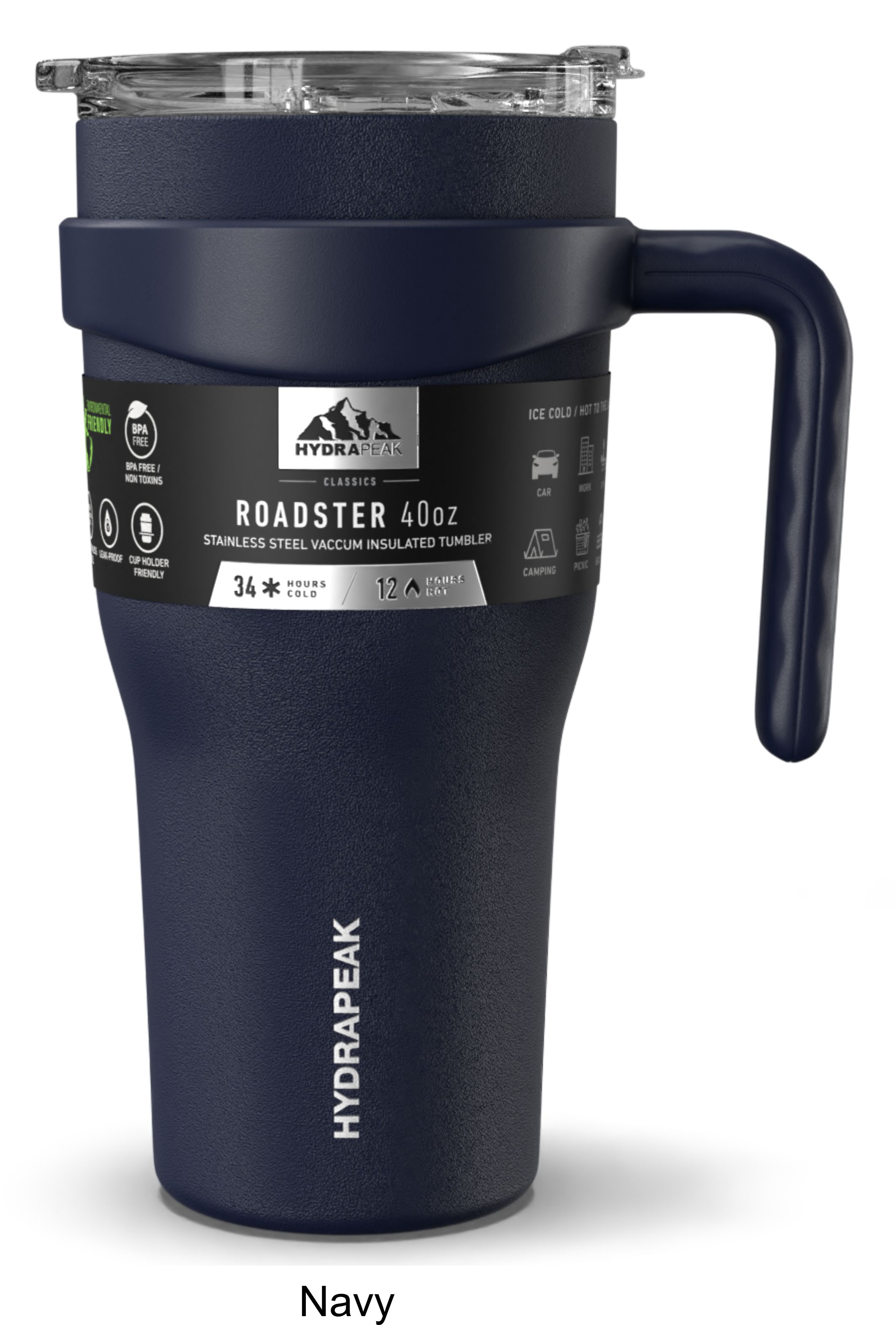 40 oz Hydrapeak Roadster Tumbler LIFETIME WARRANTY! 7