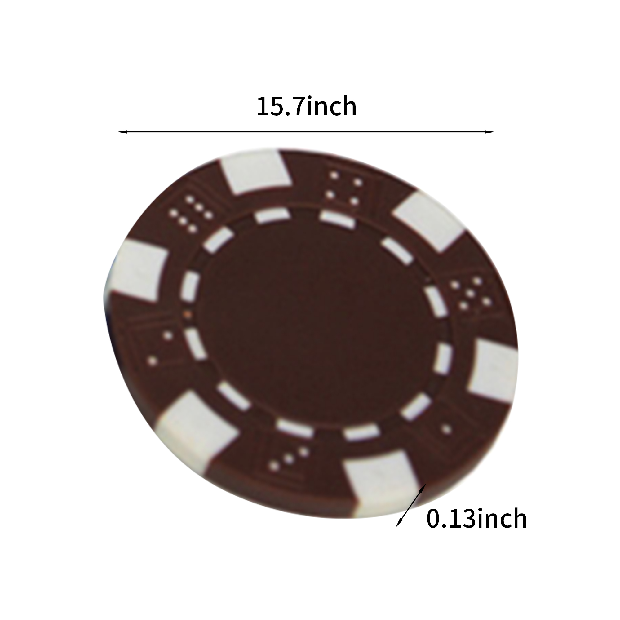 ABS Professional Poker Chip 1.54" Round Design 12