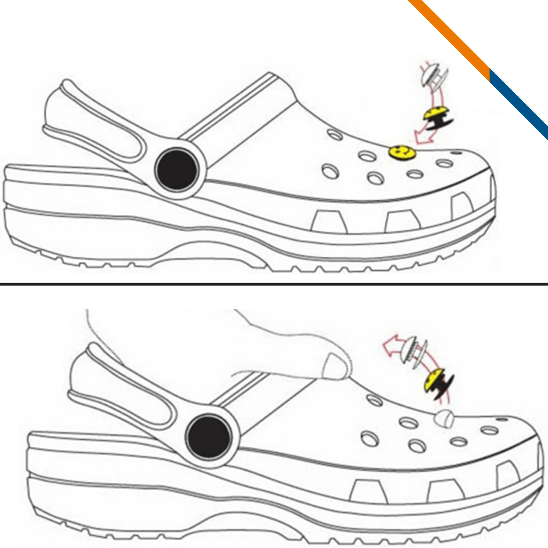 Churin Clog Shoe Charm 4