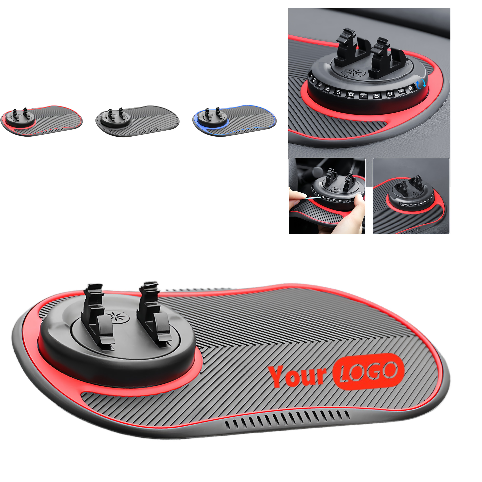 Numbered Car Anti-slip Mat 2