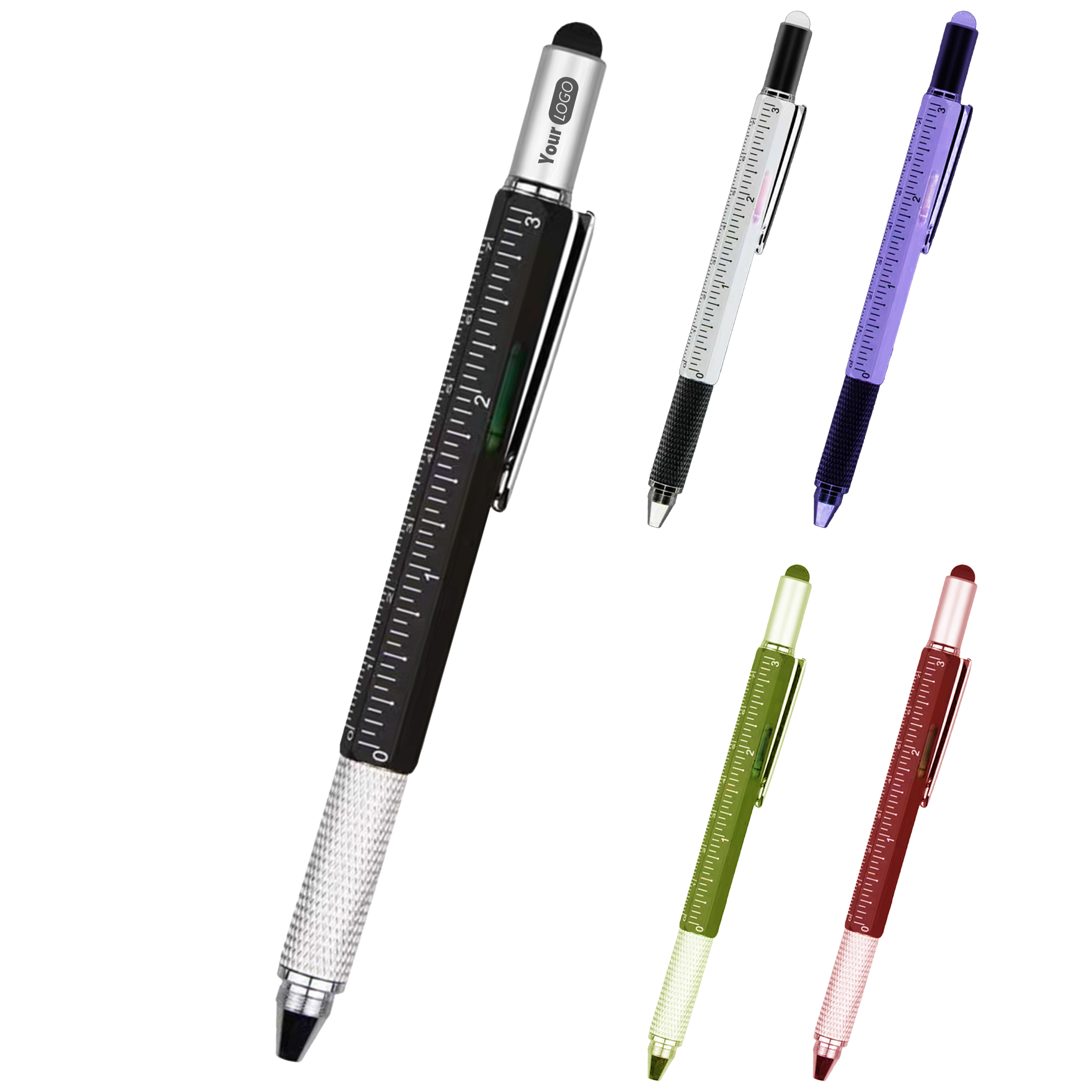 Plastic Versatile 5-In-1 Stylus Pen 2