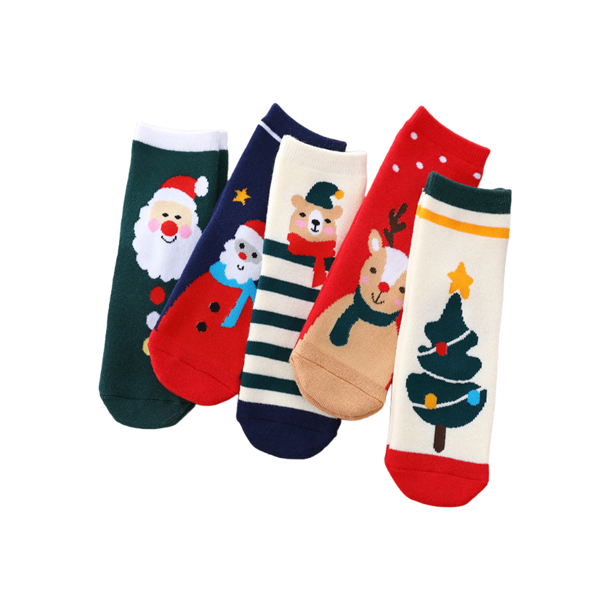 Cotton Children's Warm Christmas Socks 15