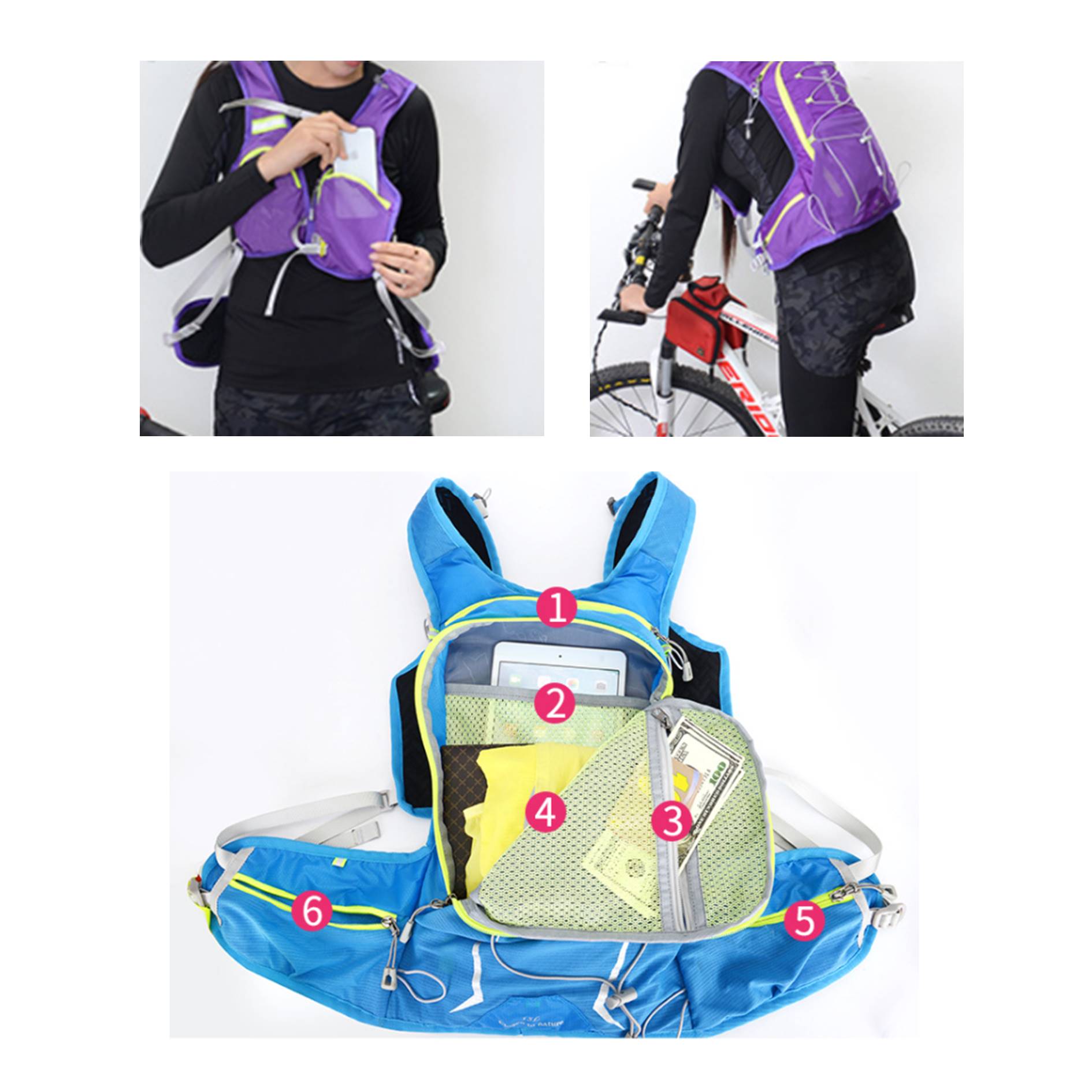 Cycling Running Hydration Vest Backpack 2