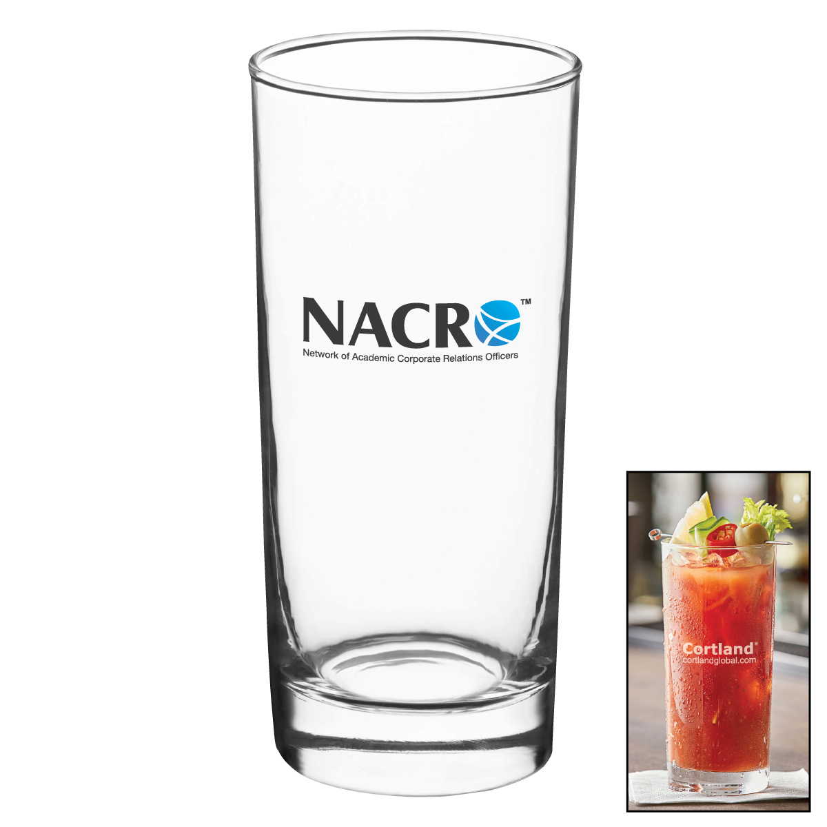 16 oz. Slim Beverage Glass