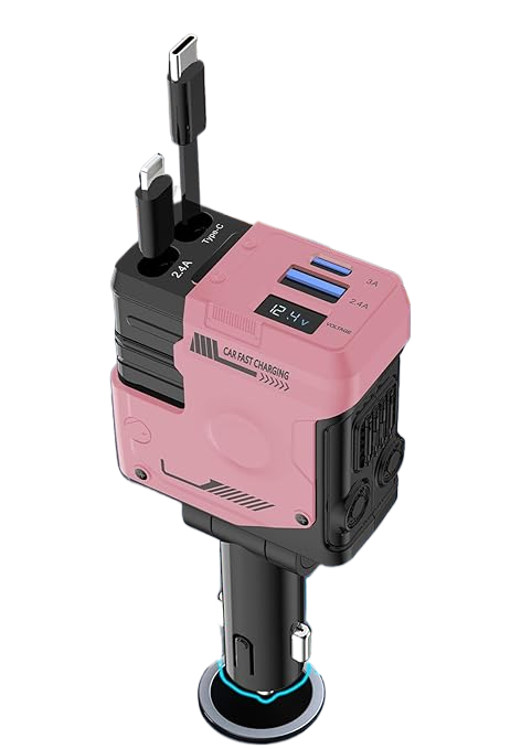 4-in-1 Fast Charge Car Charger Adapter 3