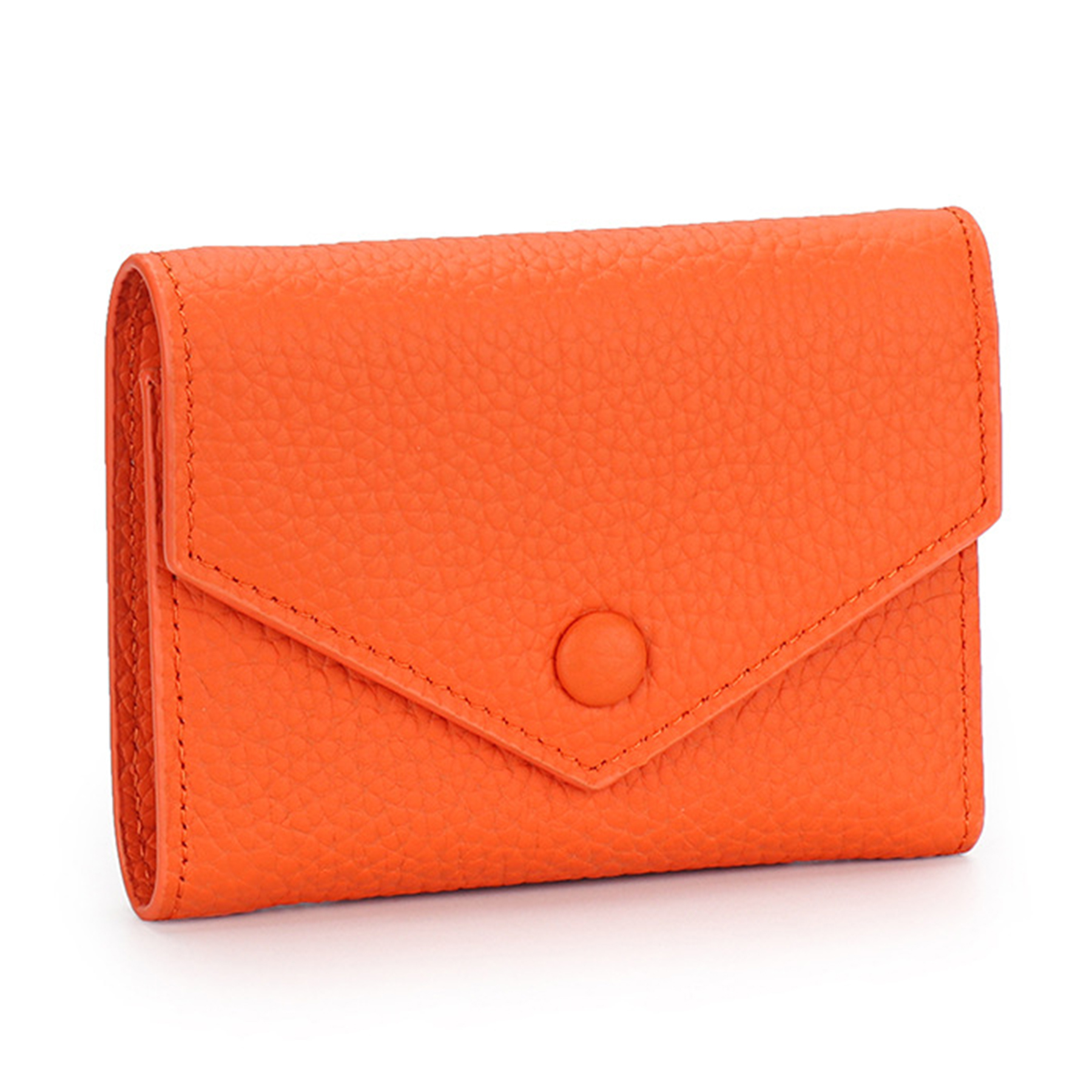 Genuine Leather Simple folding envelope coin purse 3