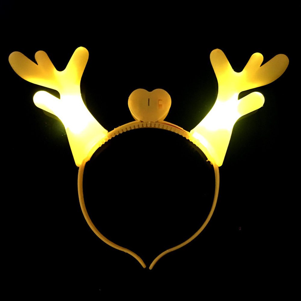 Christmas Shining Deer LED Hair Hoop 2