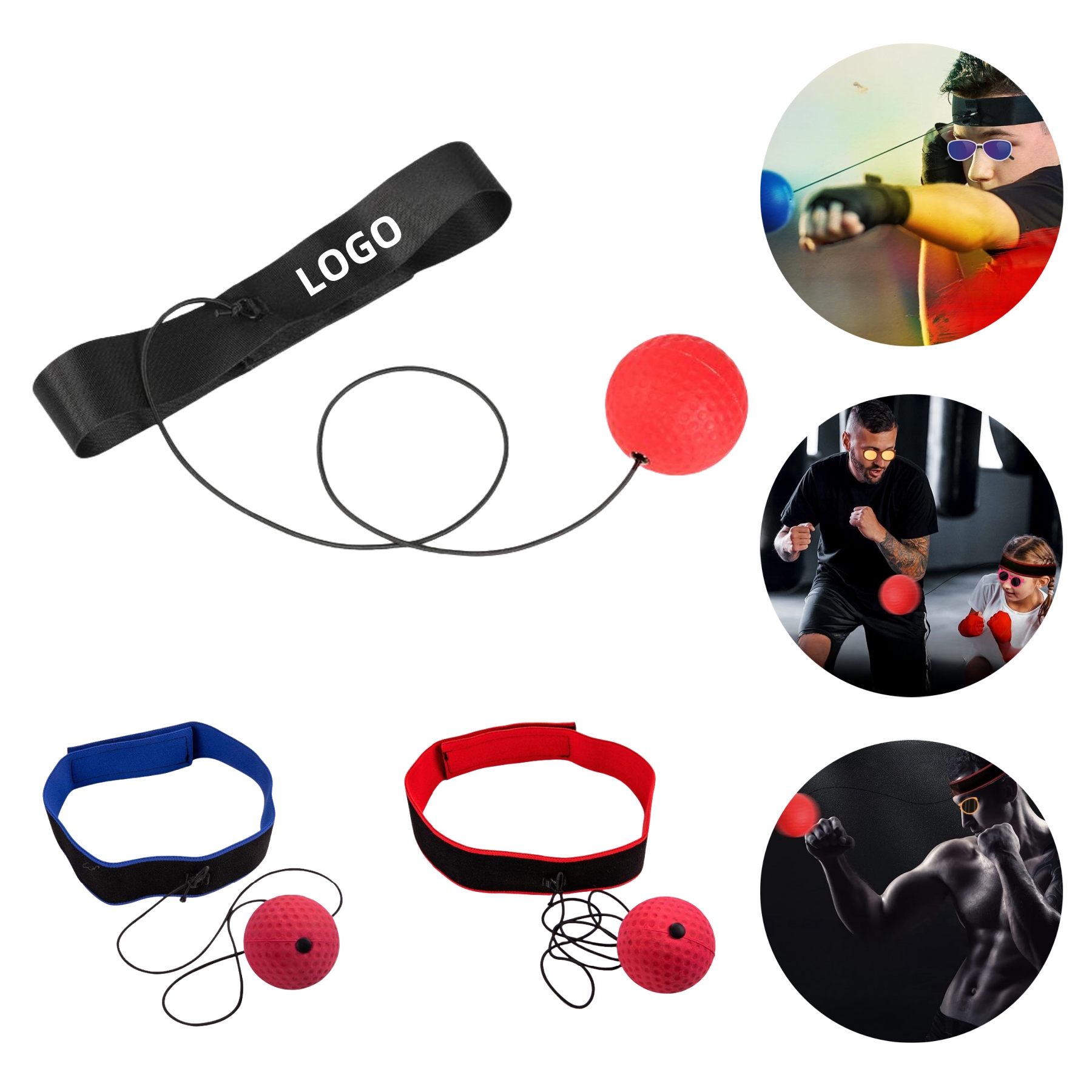 Adjustable Headband Boxing Reflex Ball 3