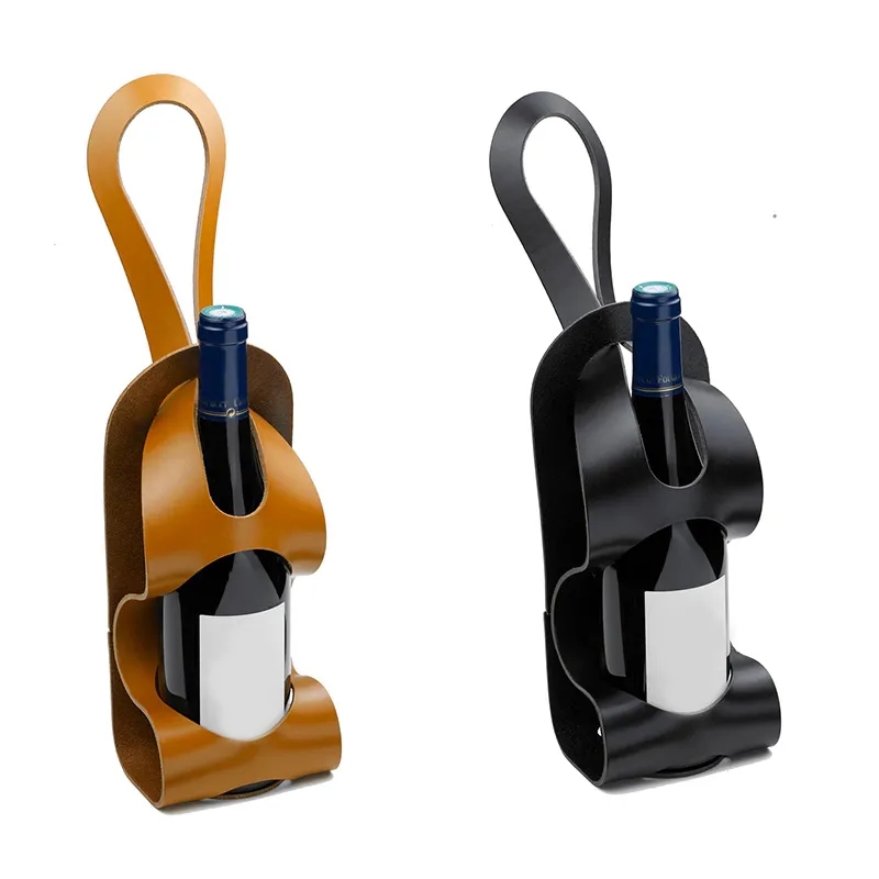 PU Leather Wine Sleeve Holder 4