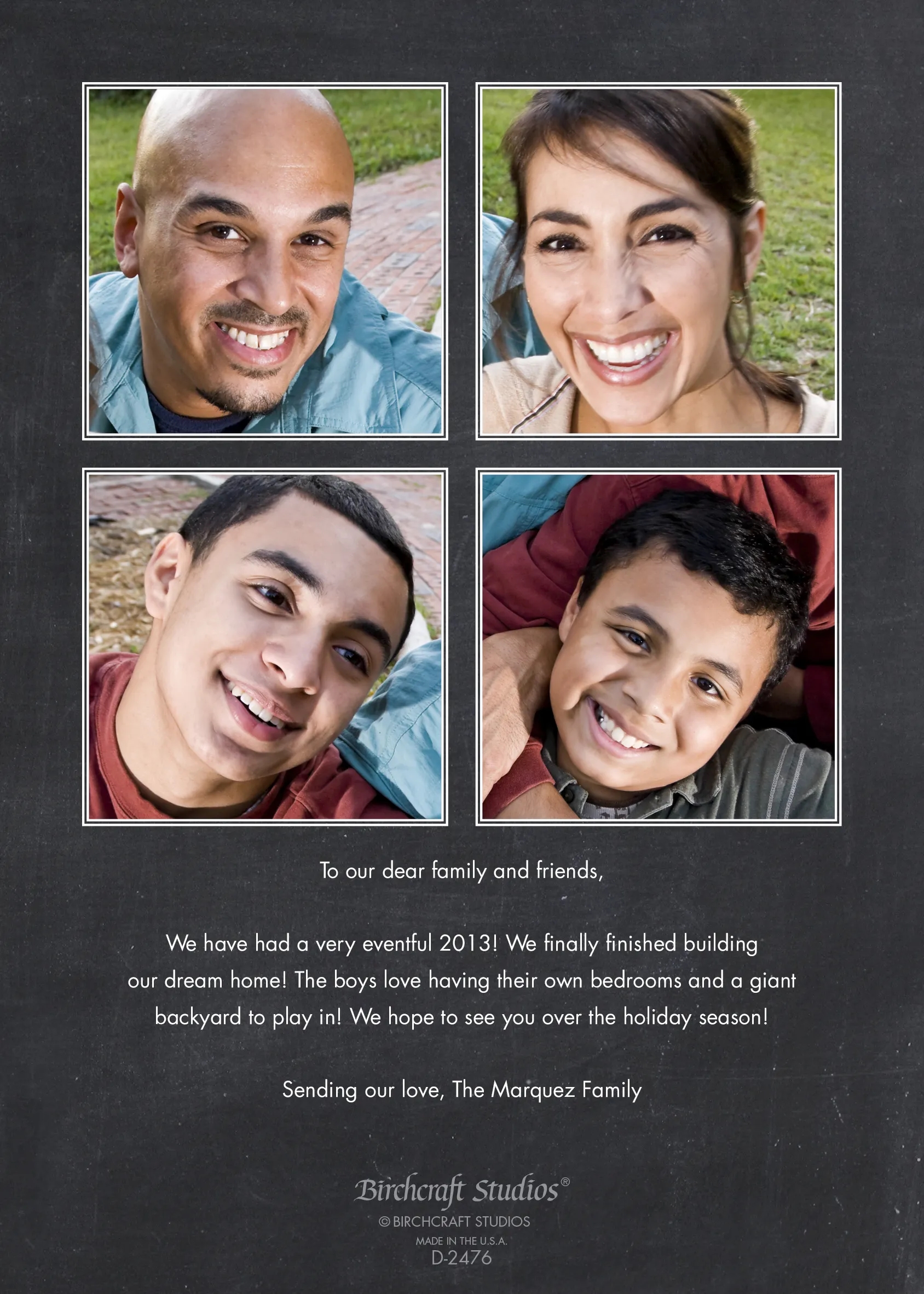 Happiest of Holidays Photo Card 3