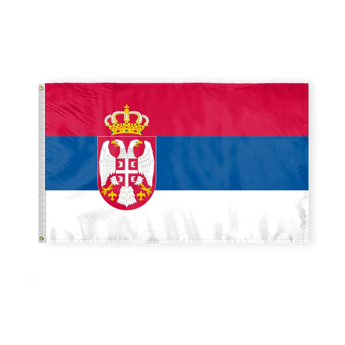 World Flag - Serbia With Seal 3