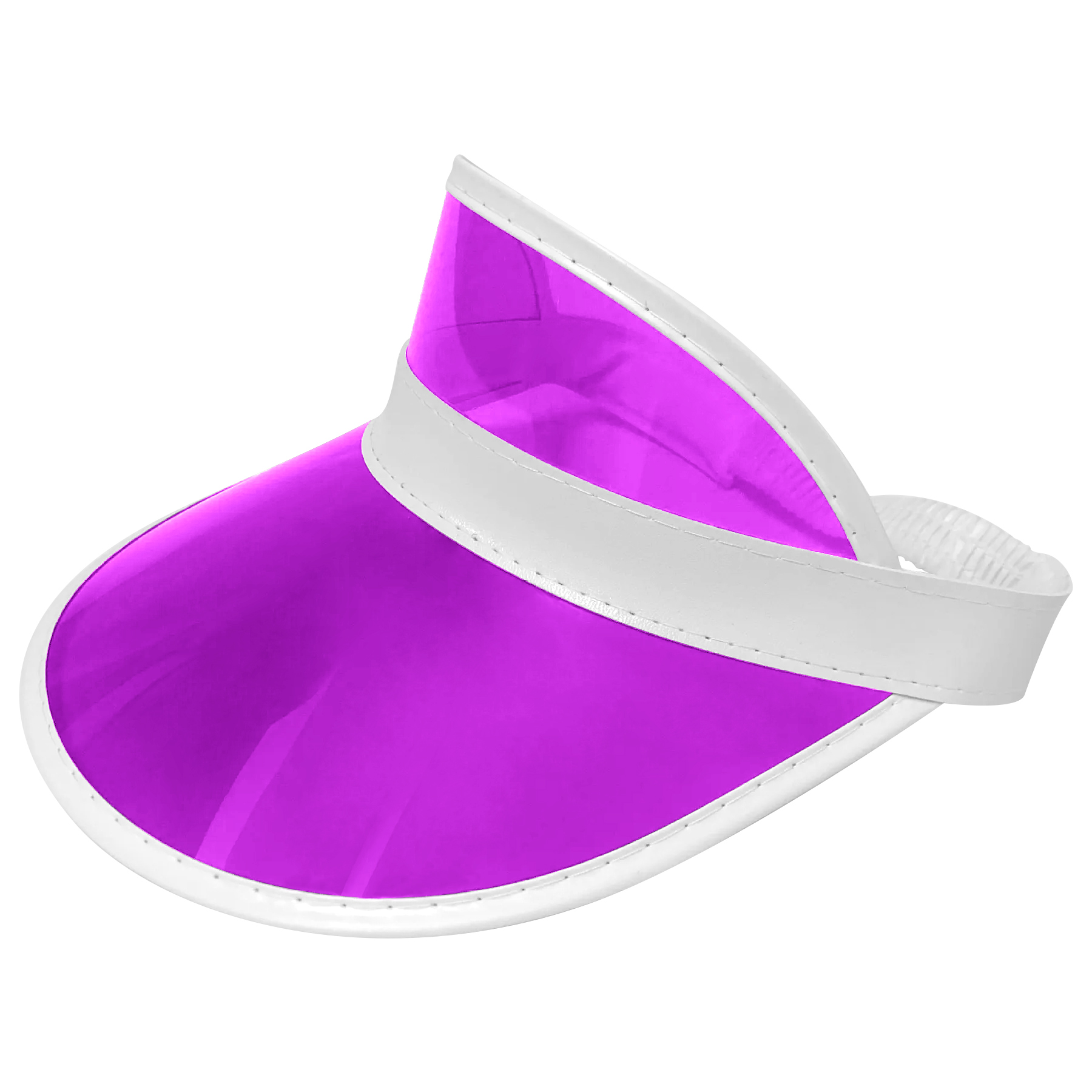 Plastic Sun Visor With Elastic Band 7