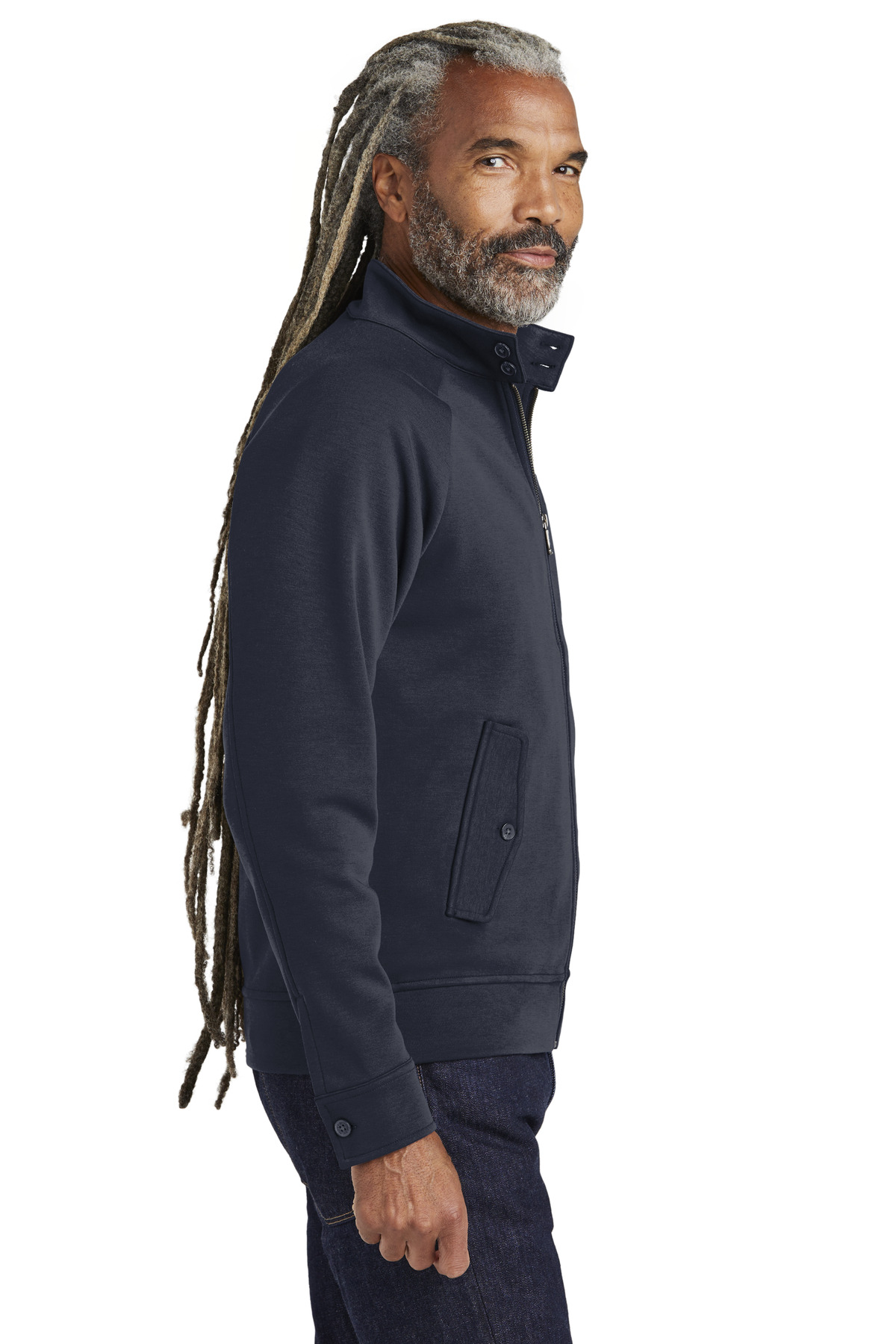 Brooks Brothers Double-Knit Full-Zip BB18210 14
