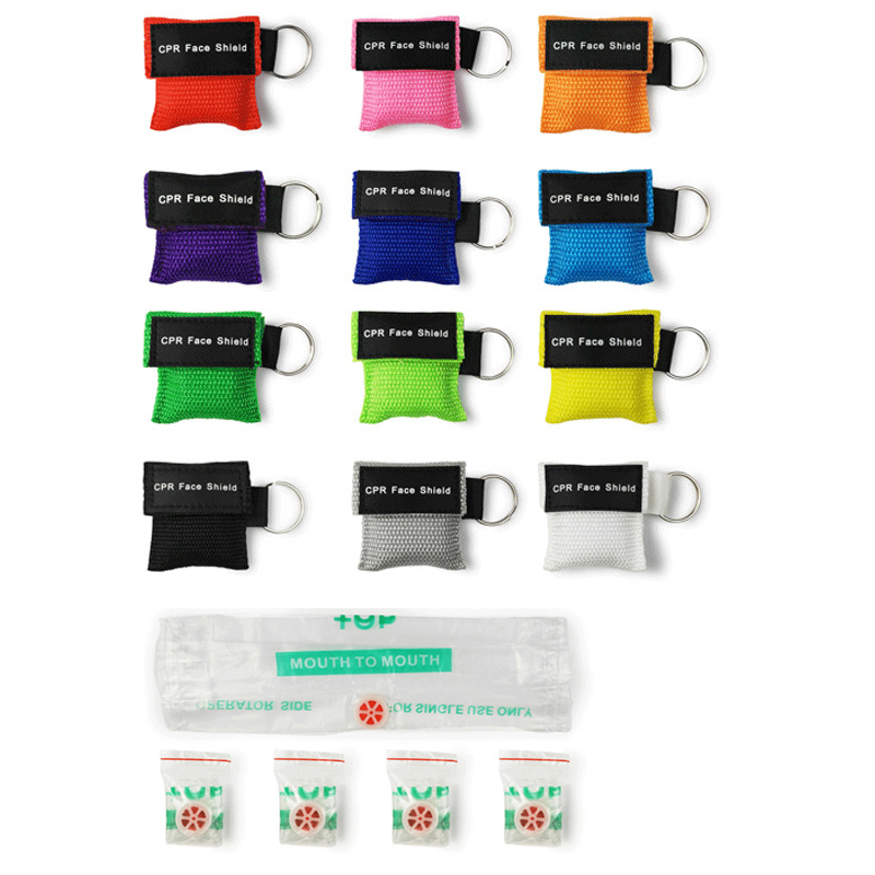 Disposable CPR Face Shield Mask With Keyring 2
