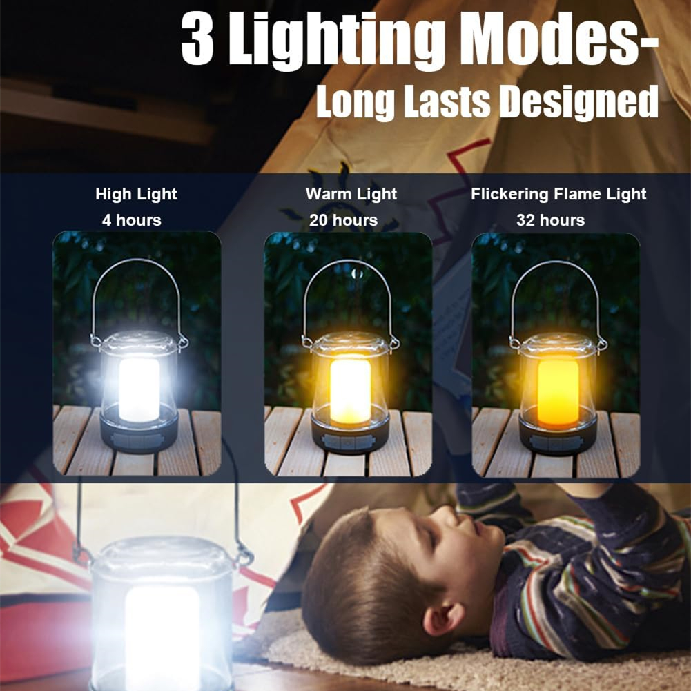 USB Rechargeable Camping Tent Light Lantern 4