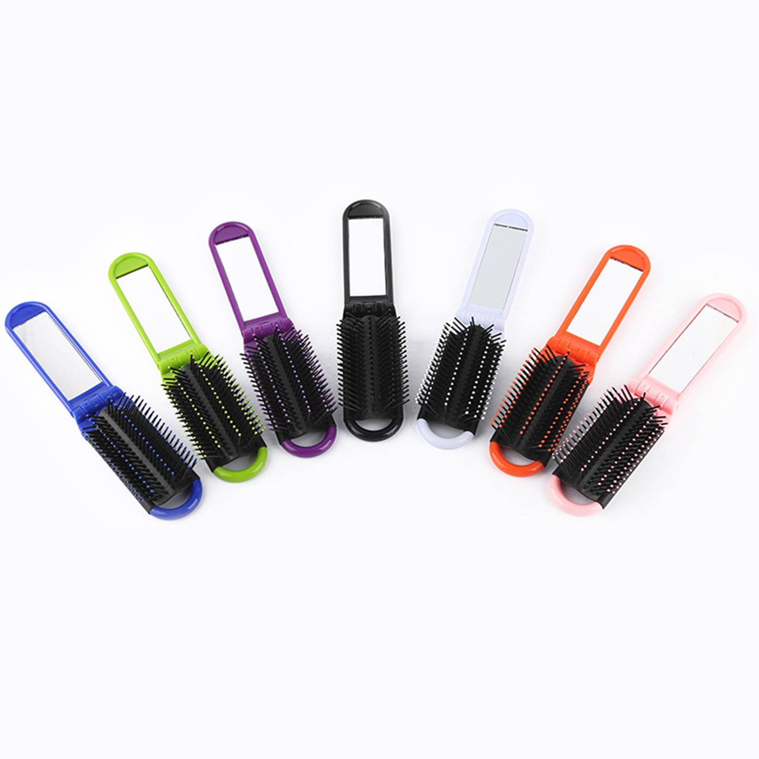 Customized Folding Mirror W/ Comb 2