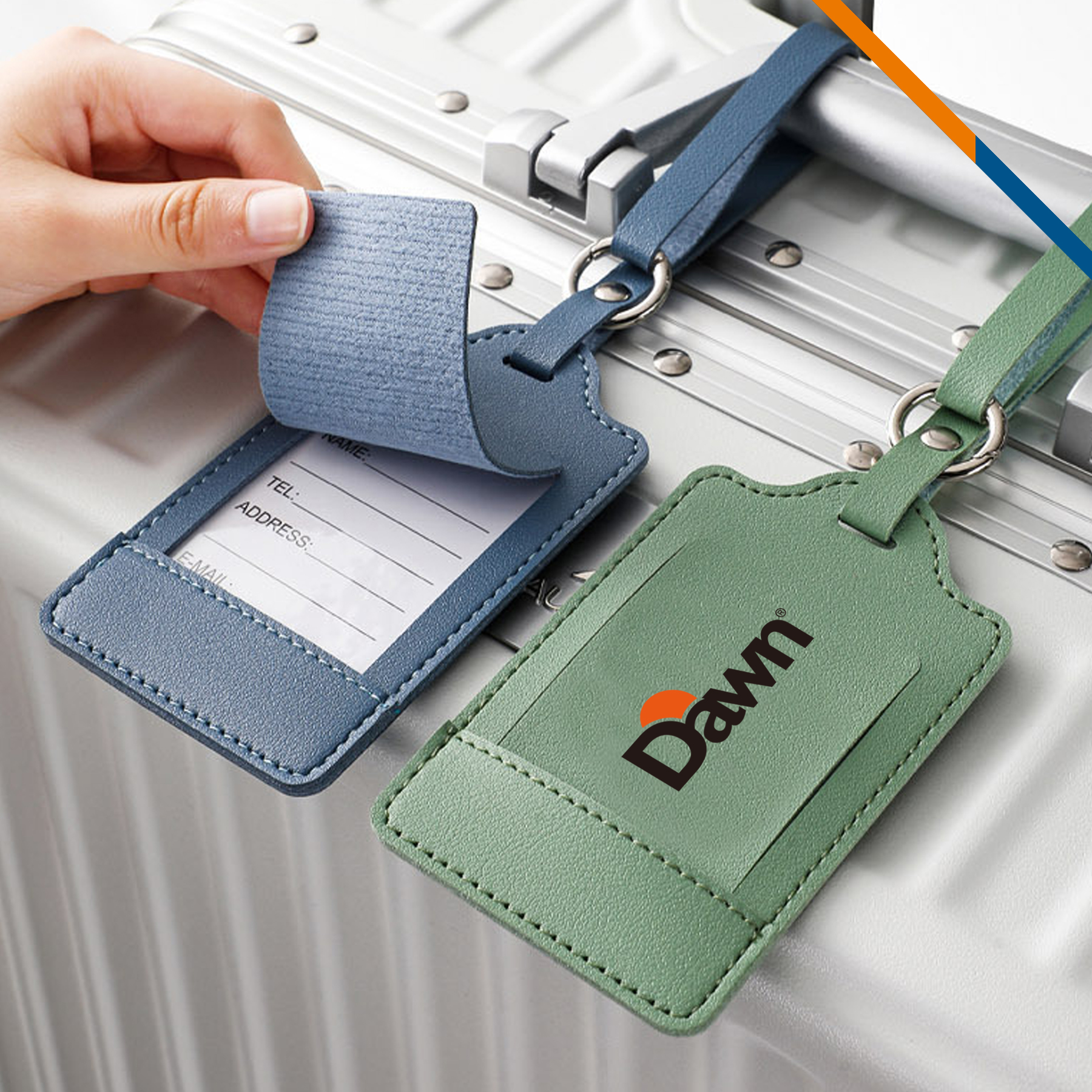 Voytag PU Leather Luggage Tag 4