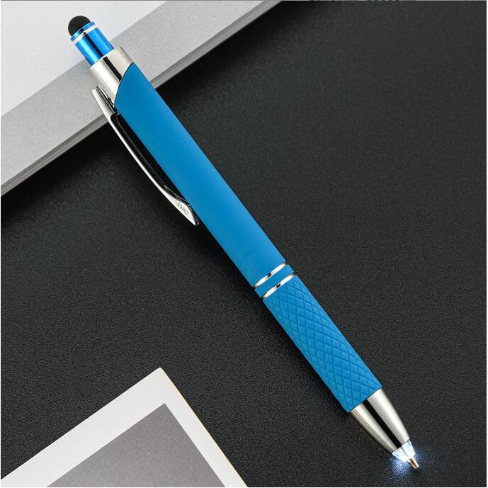 Light Pen With Soft Rubberized Grip/Led pen 8