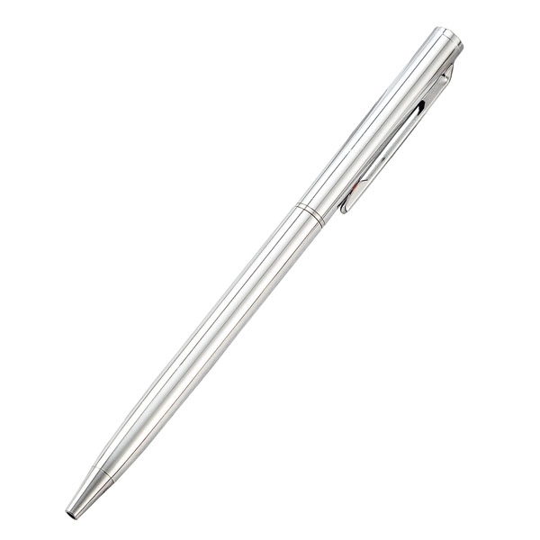Gold Slim Metallic Retractable Ballpoint Pens 2
