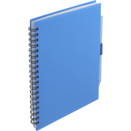 FSC® Recycled 5.5” x 7” Spiral Notebook w/ RPET Pe 167
