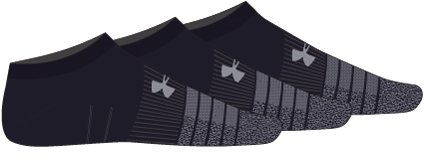 HeatGear Kids' 3-Pack No Show Socks 3