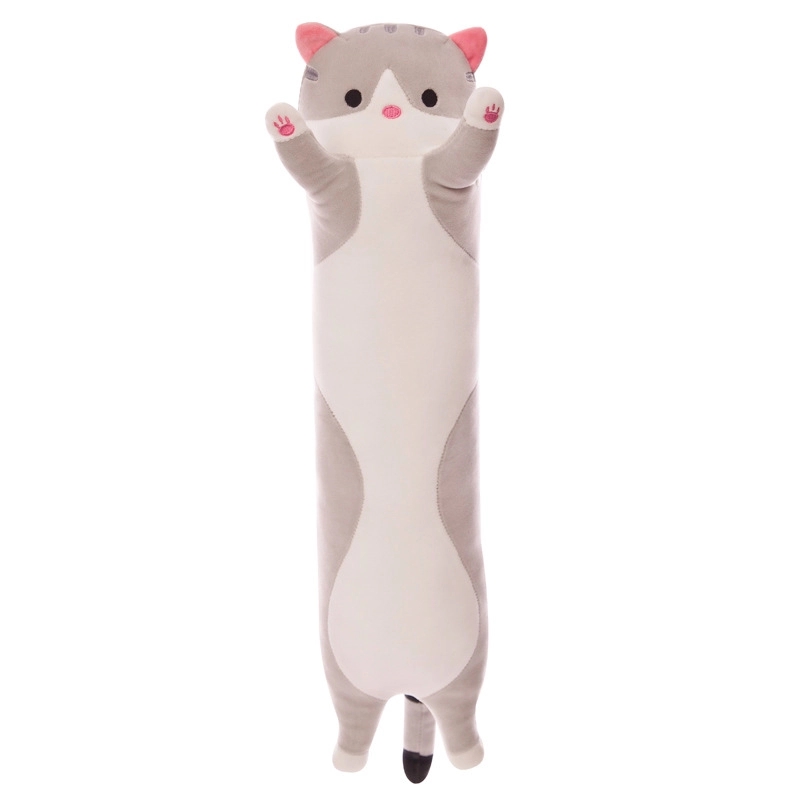 Cat Plush Long Pillow 2
