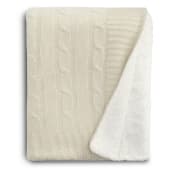 Field & Co.® Cable Knit Sherpa Blanket 56