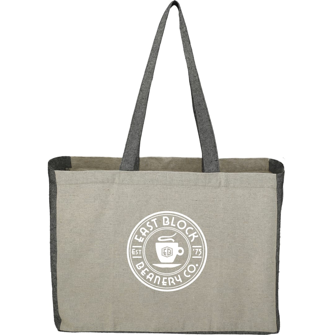 Recycled Cotton Contrast Side Shopper Tote 31