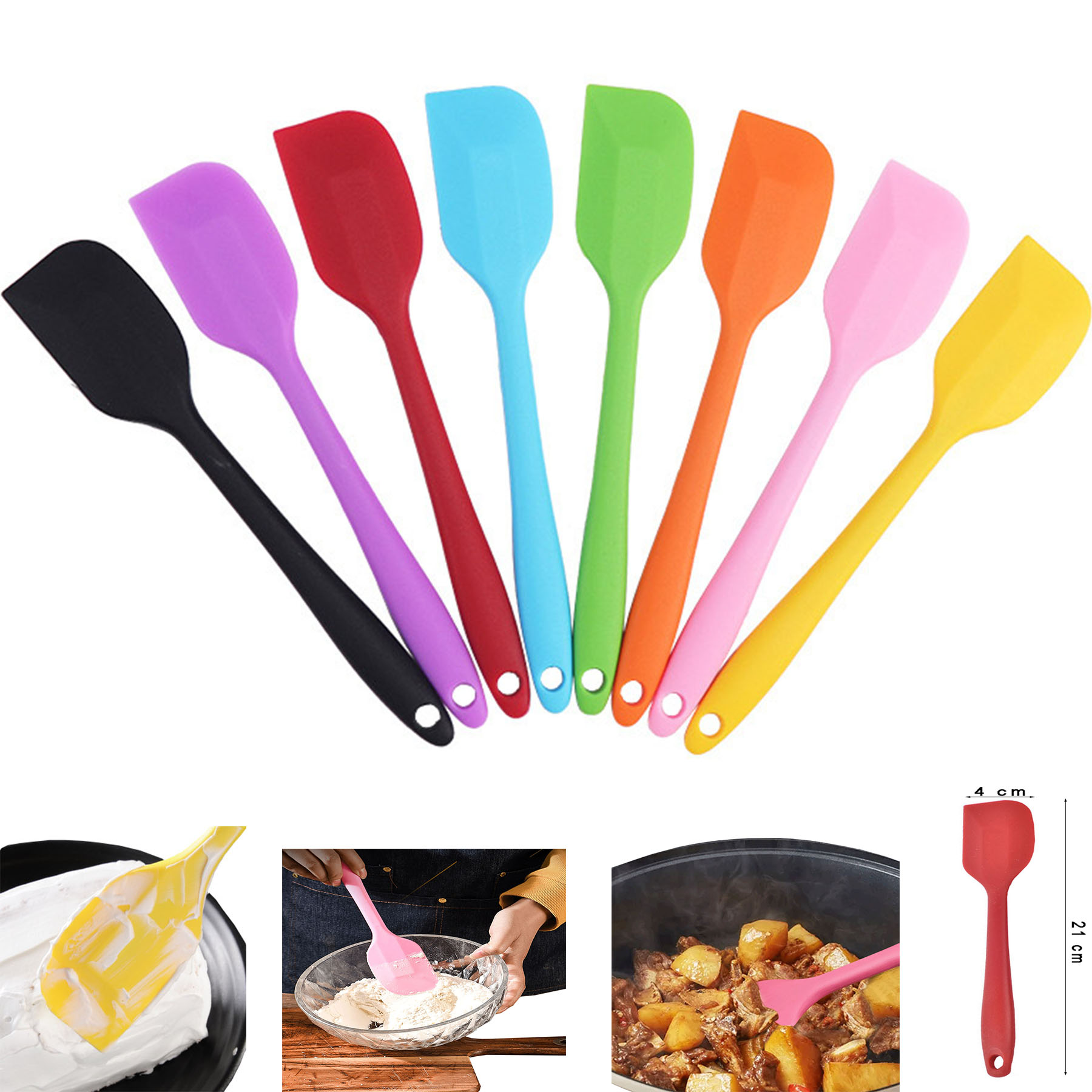 Silica Gel Baking Cake Cream Spatula 1