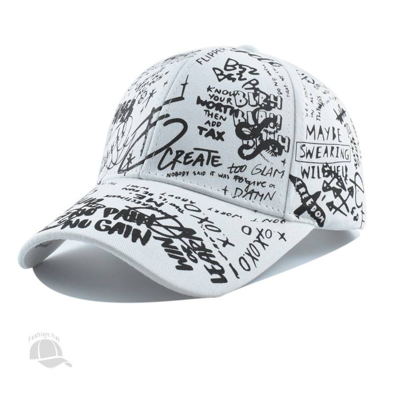 Women's Graffiti Printing Baseball Cap 4