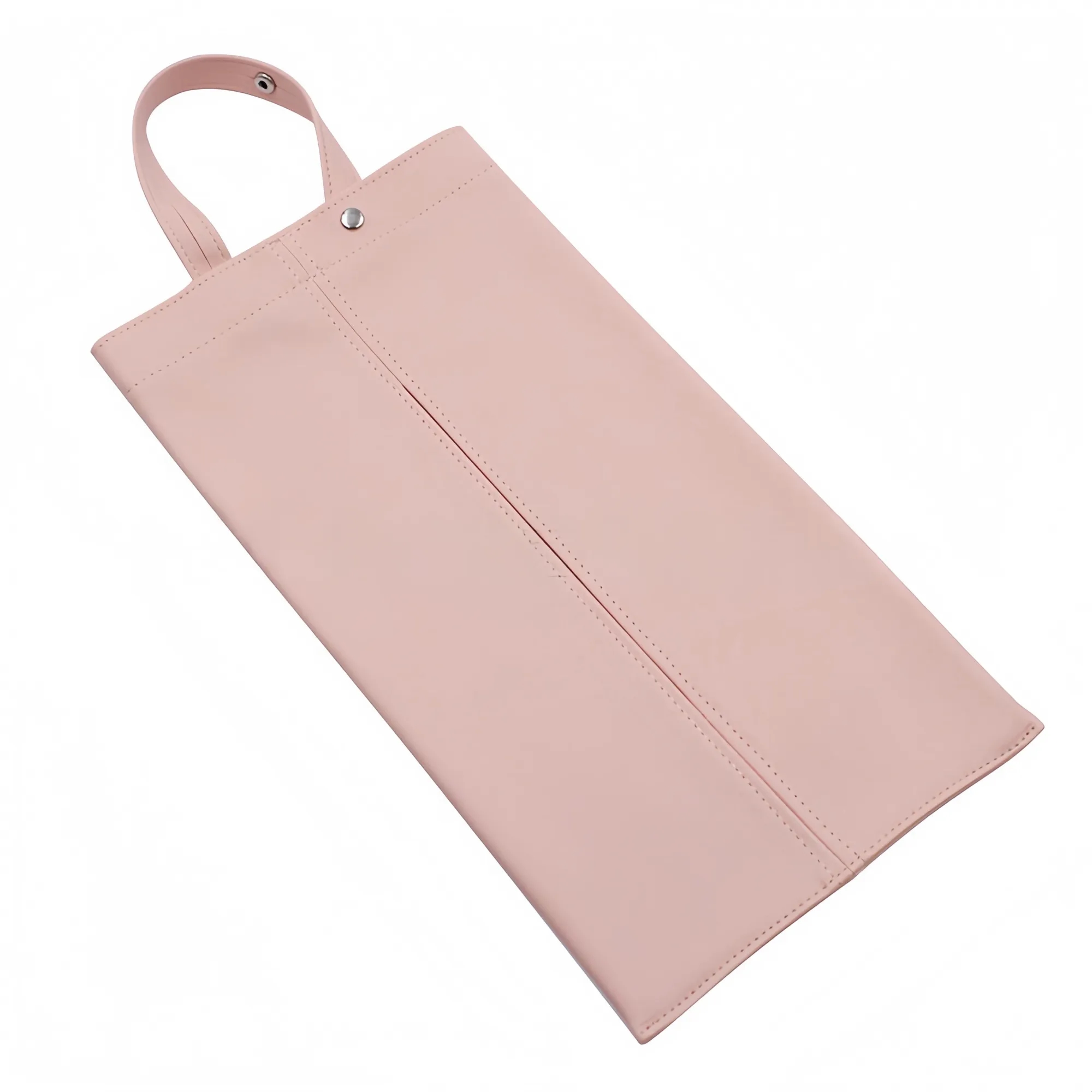 Hanging PU Leather Car Tissue Holder Box 4