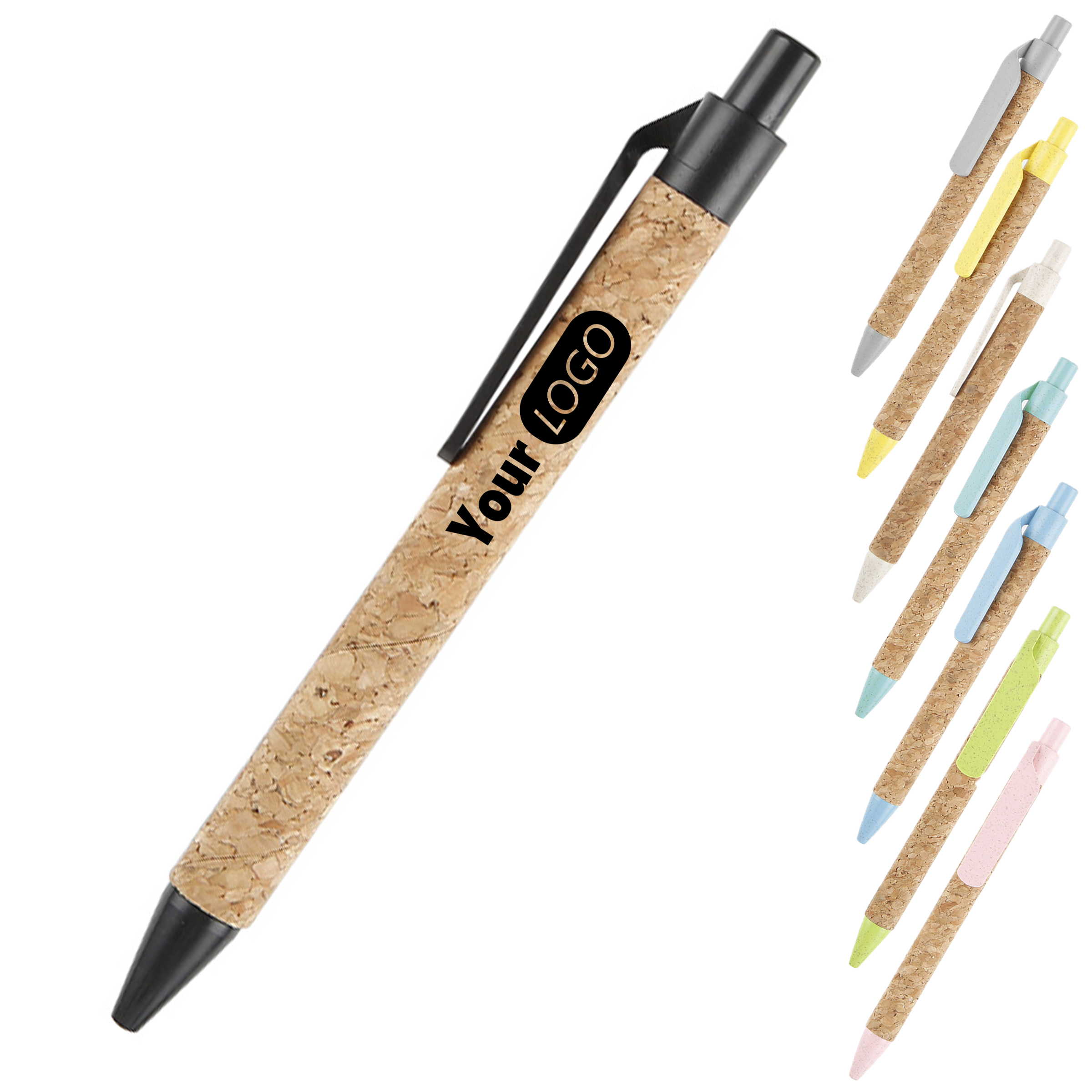 Recyclable Cork Click Pen 4