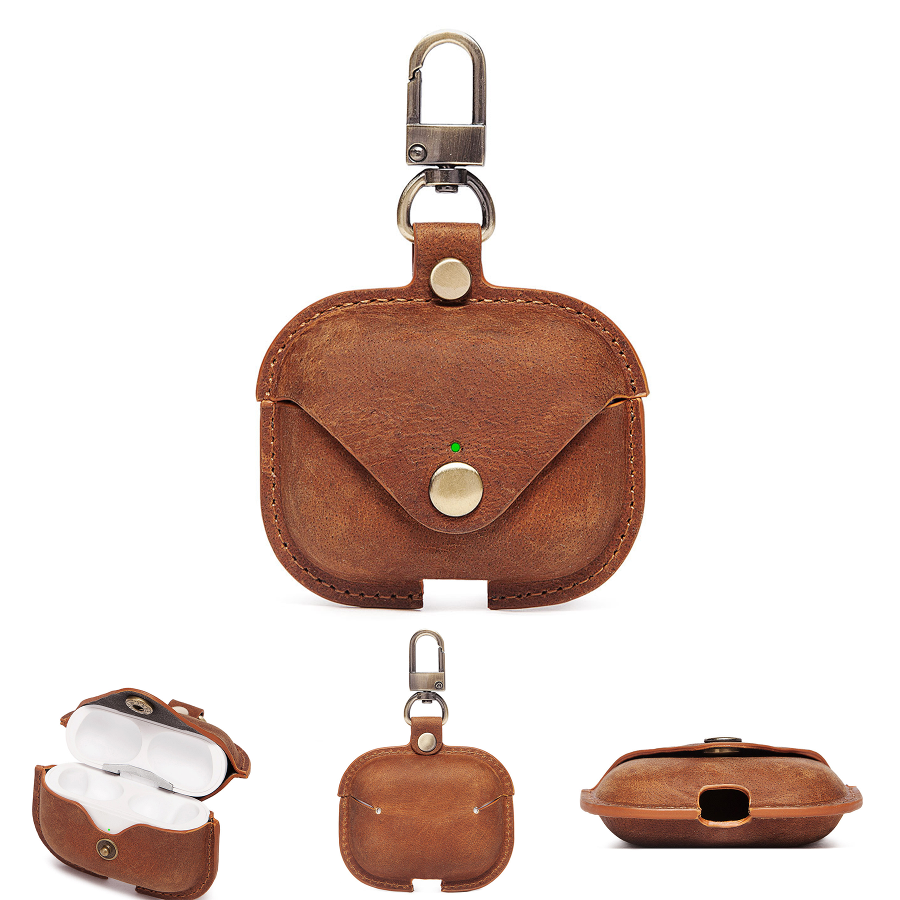Cow Leather Case Cover for AirPods Pro 2