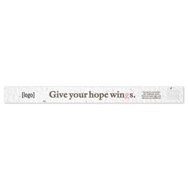 Breast Cancer Awareness - Seed Paper Wristband