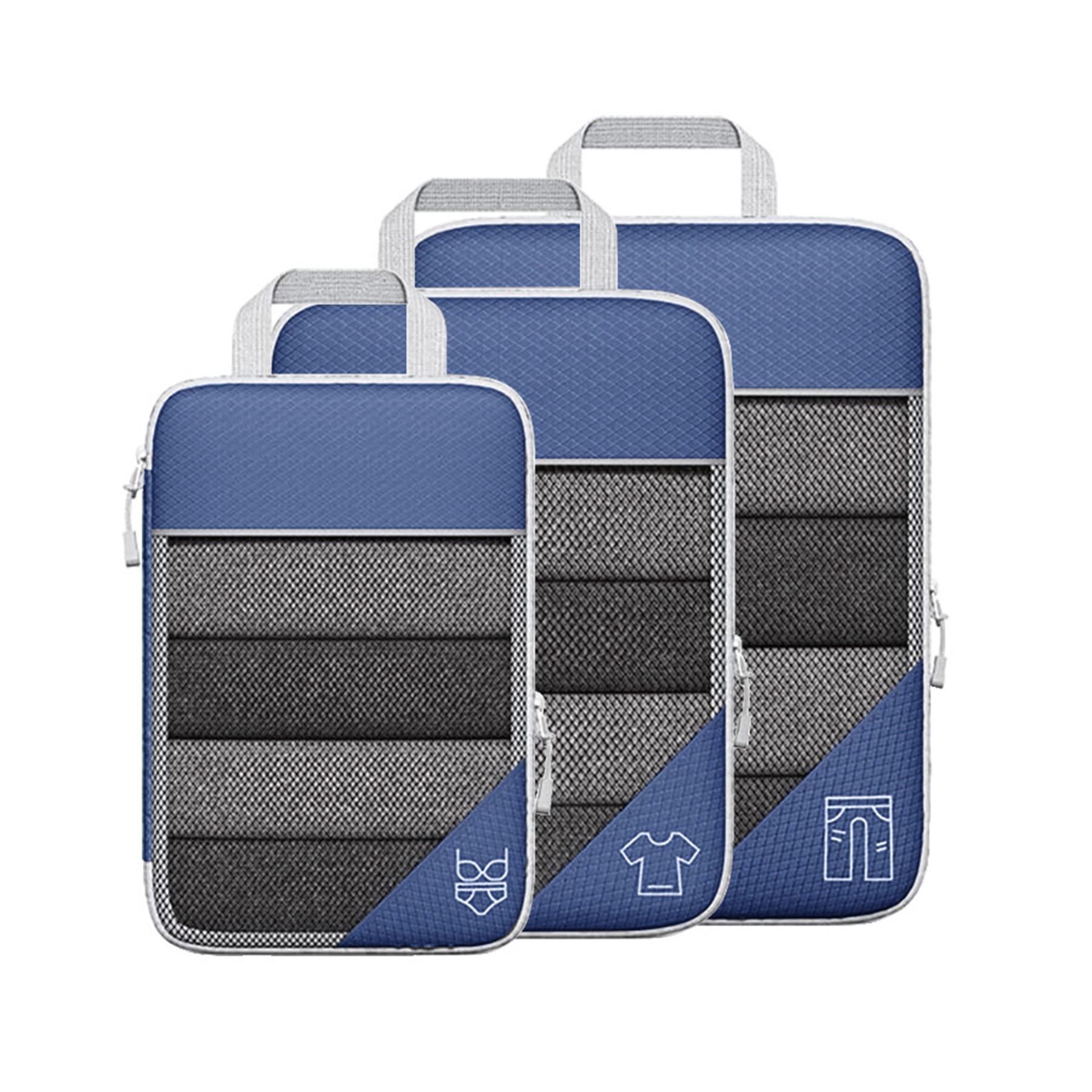 3 Pieces Compression Travel Bags 3