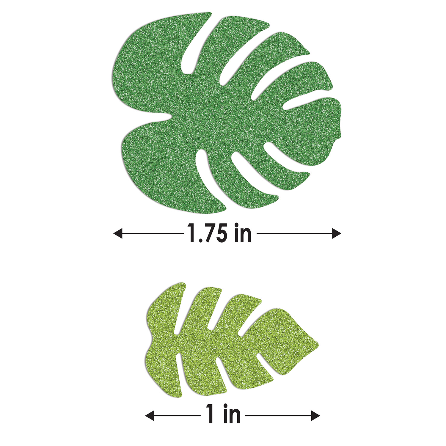 Tropical Palm Leaf Del Sparkle Confetti 4