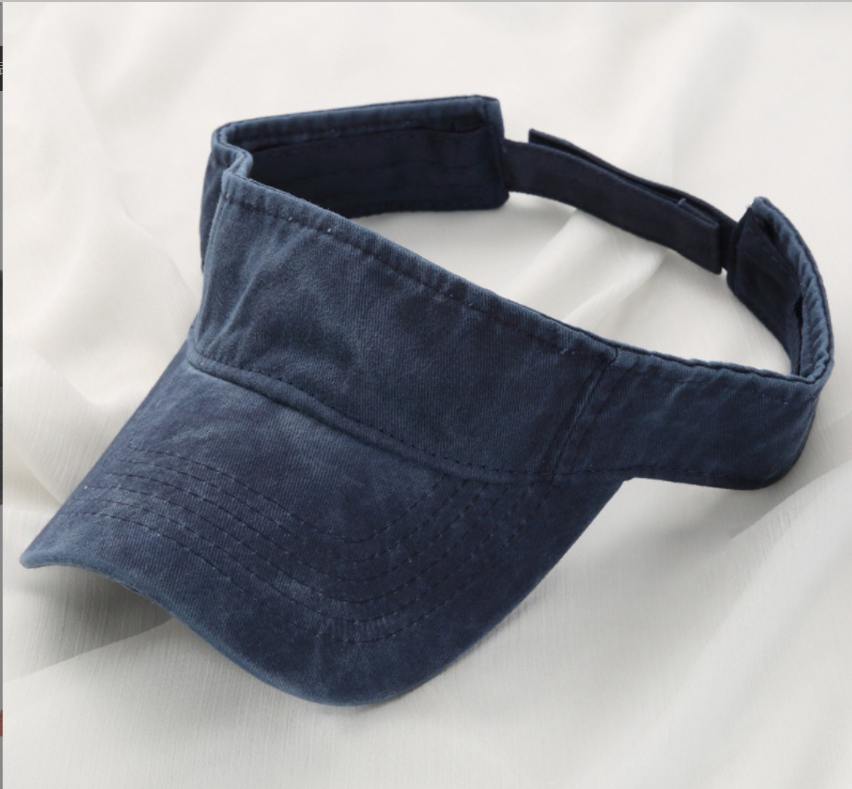 Washed Denim Sun Visor Hat/Cap 6