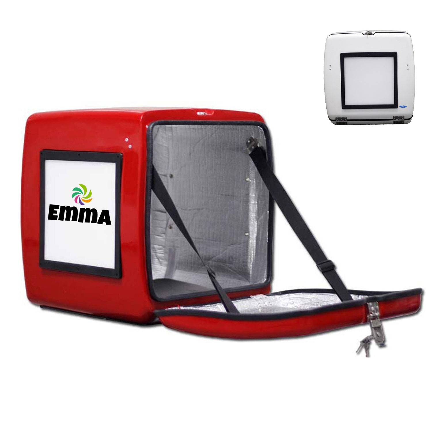 Multi-purpose LED Light Insulated Food Delivery Box 7