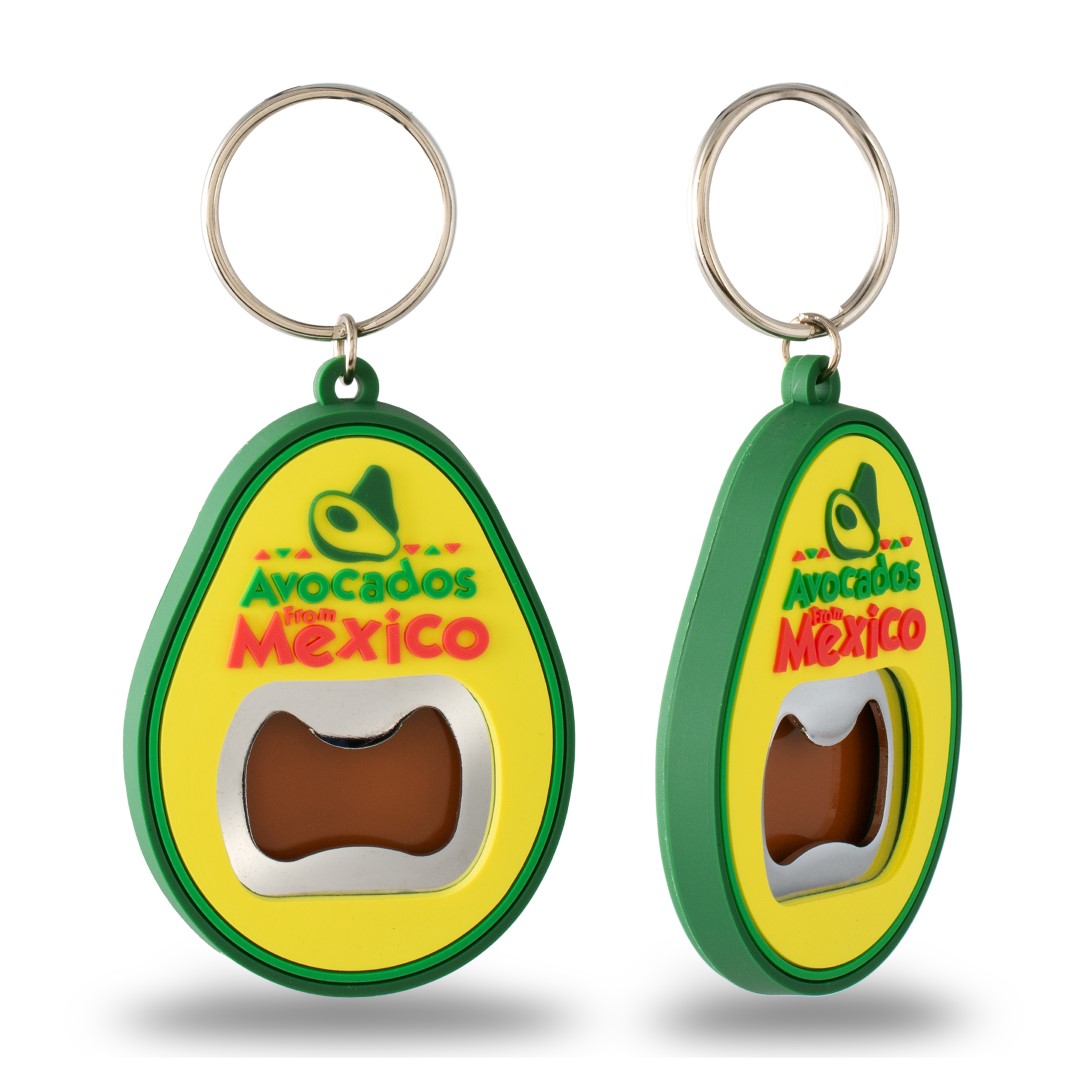 Soft PVC Custom Bottle Opener Keychain 1
