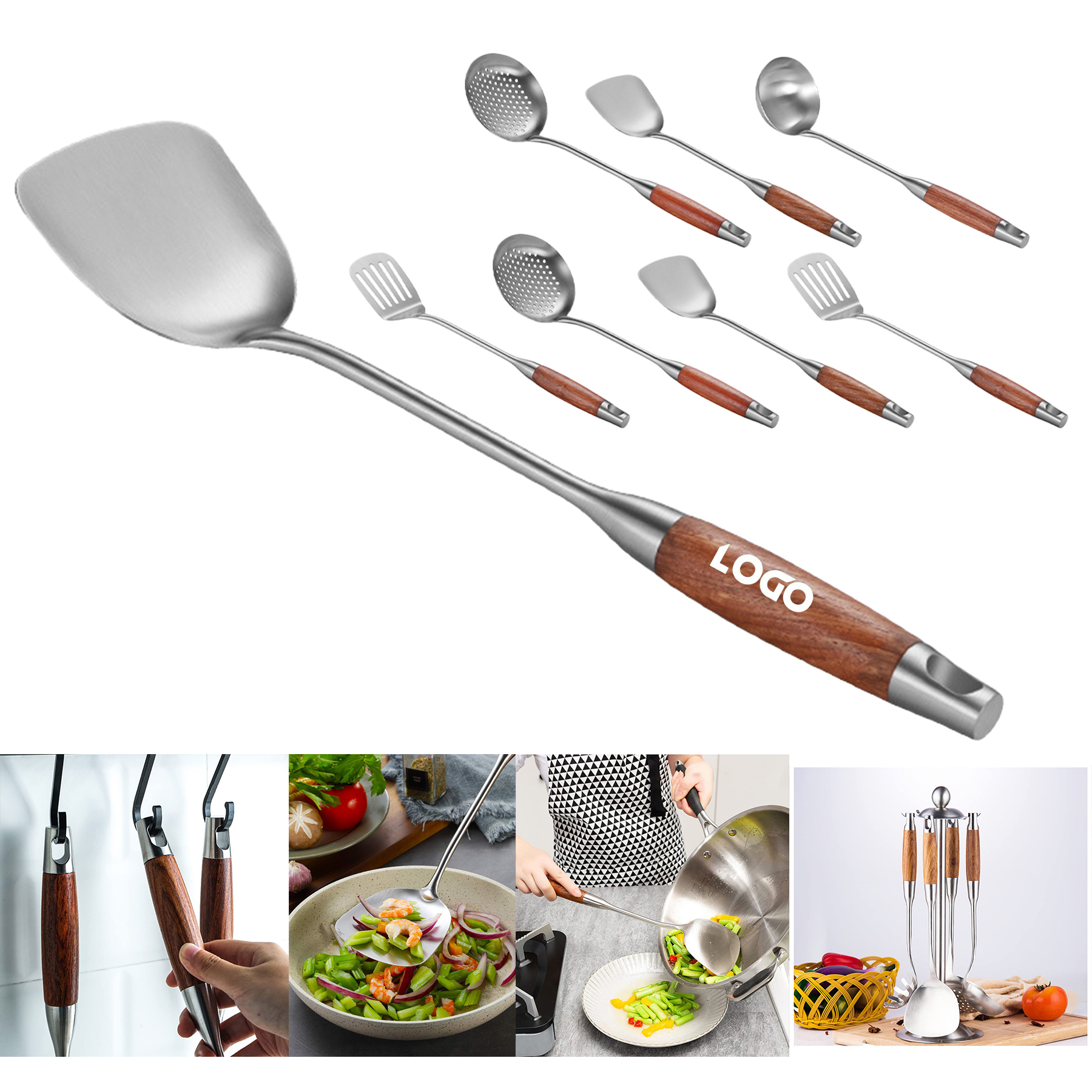 Stainless Steel Professional Wok Spatula Turner