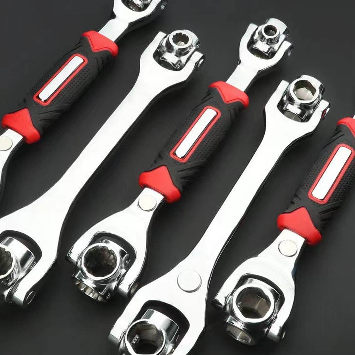 Multifunction Adjustable Wrench Socket Tools 6