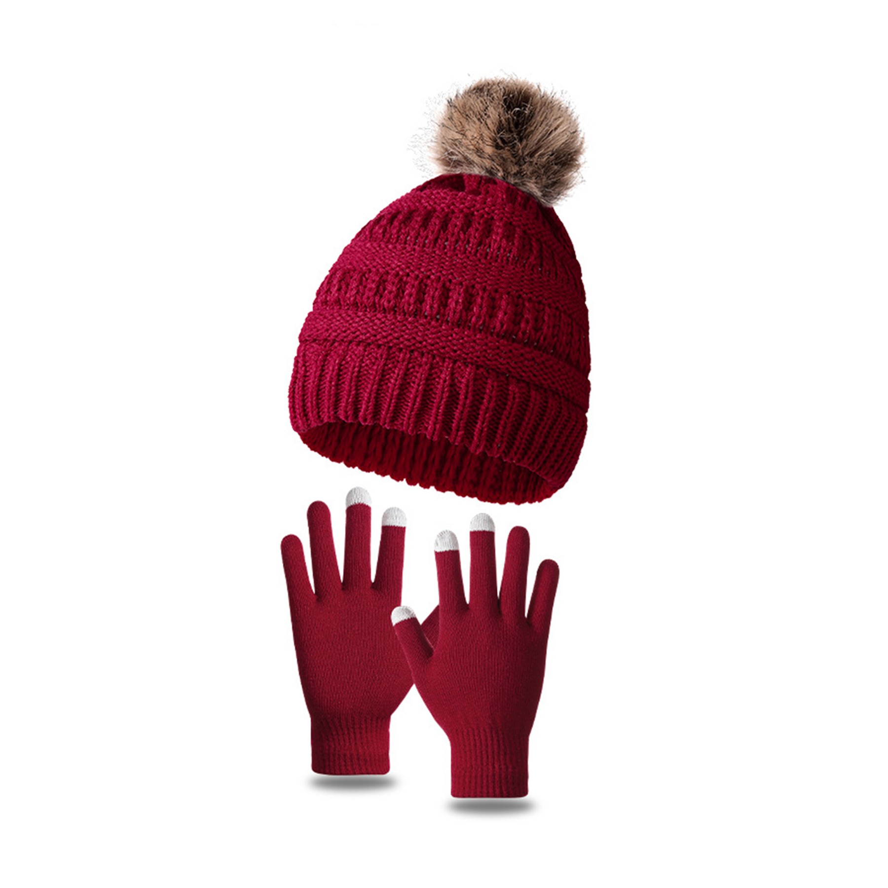 Winter Knitted Beanie Hat 1