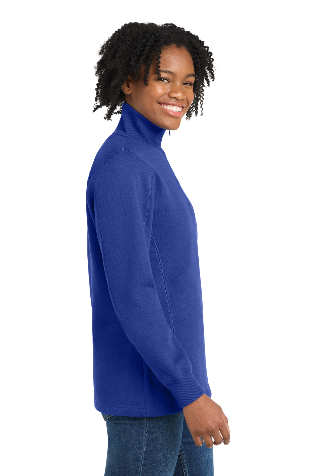 Sport-Tek Women's 1/4-Zip Sweatshirt. LST253 31