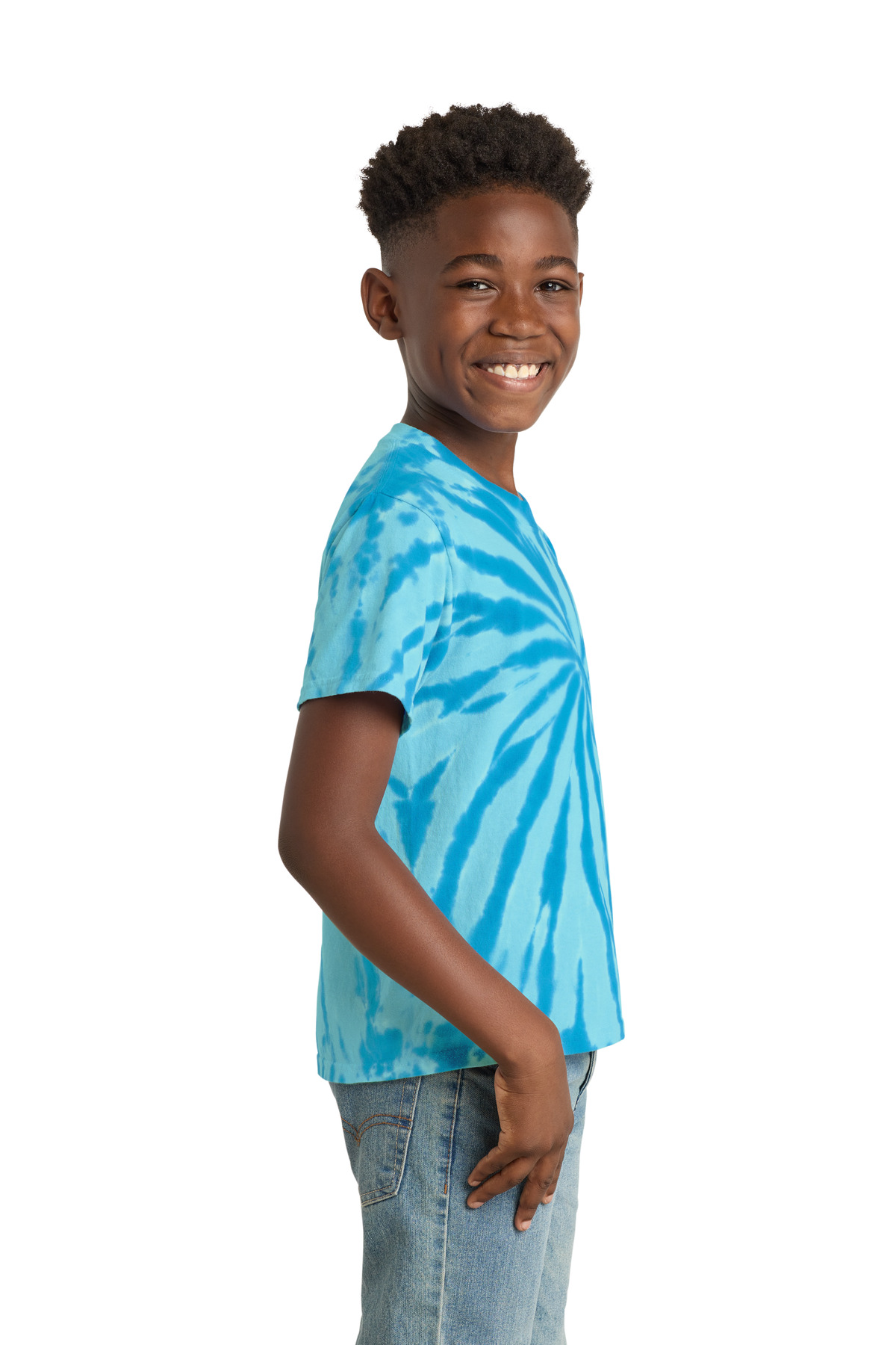 Port & Co Youth Tie-Dye Tee. PC147Y 108
