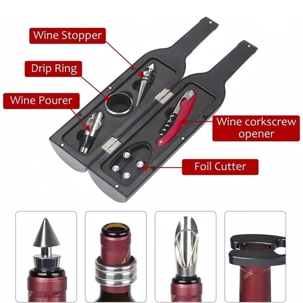 High-Quality Wine Opener Kit - Elegant Corkscrew Set 2