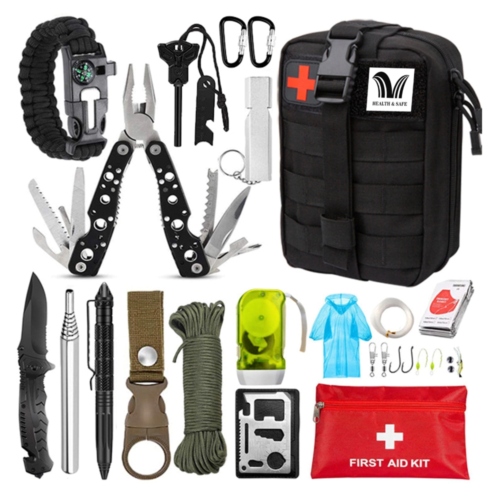 Outdoor Camping Survival Multi-Tool Kit 2