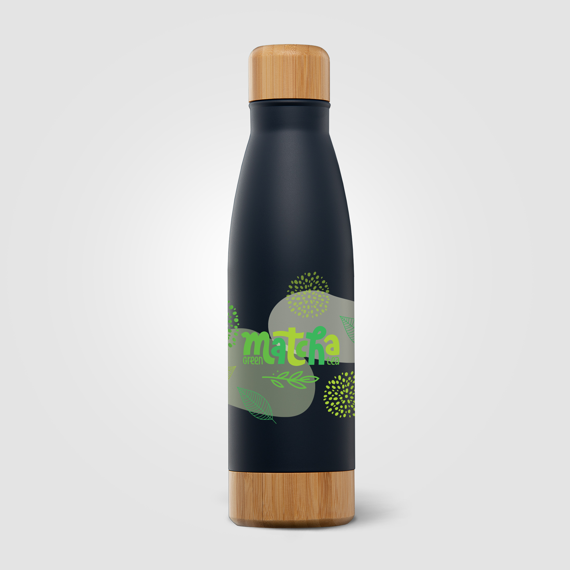 Ibiza Bamboo - 21 oz. Double-Wall Stainless Bottle 2
