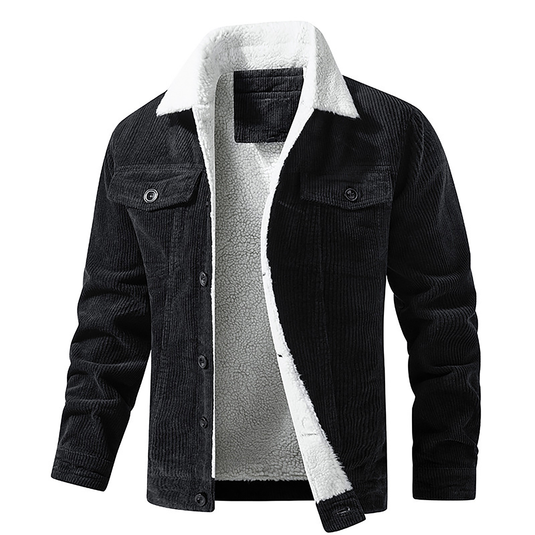 Men's Corduroy Lapel Jacket 7