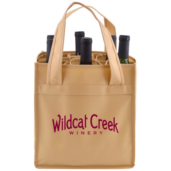 Versatile 6 Bottle Wine Bag 2